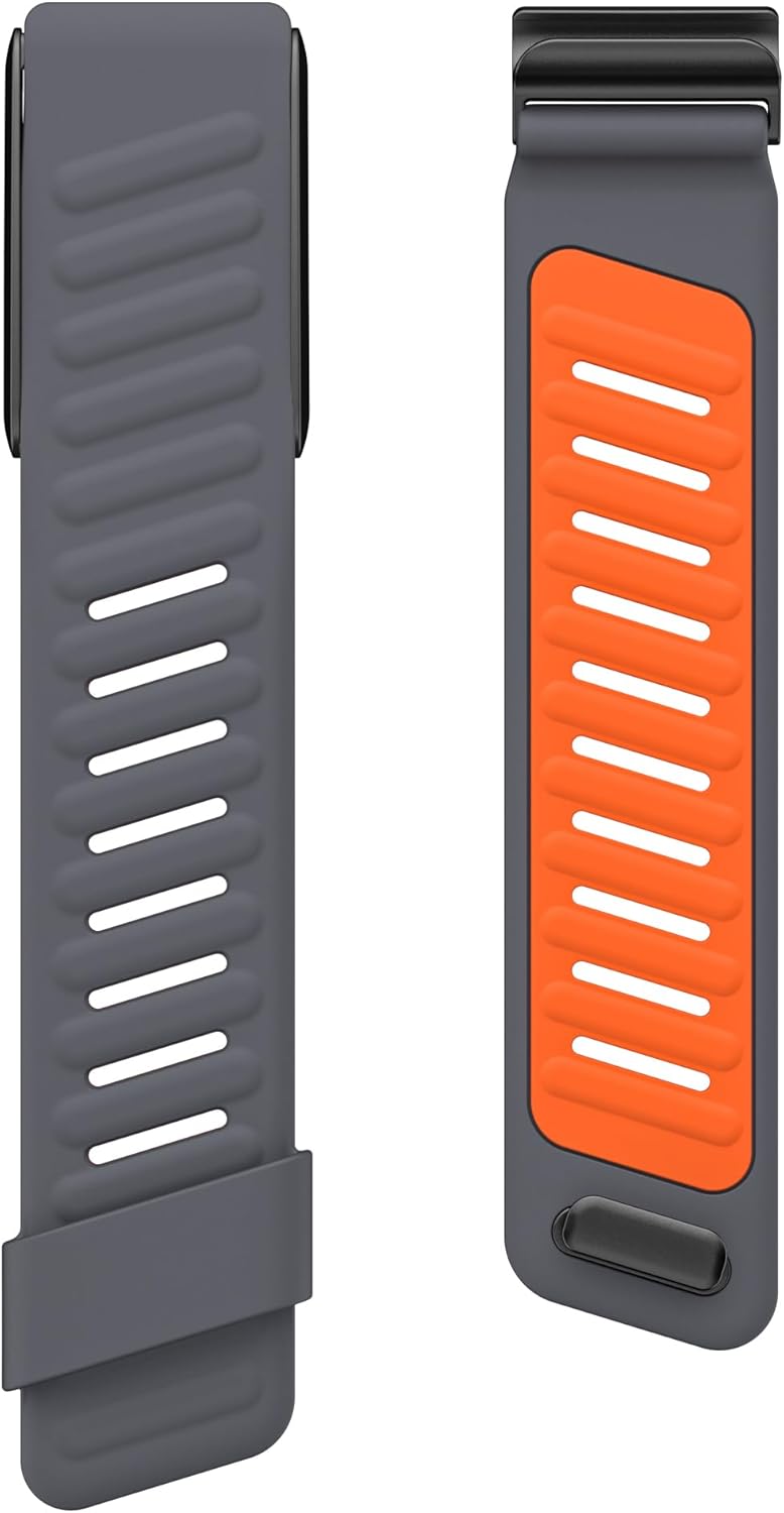 Dado Comfort Durable Silicone Wristband Compatible with WHOOP 4.0 Band, Soft Silicone Sports Loop Strap for Men & Women, with U Shapped Connector - Image 4